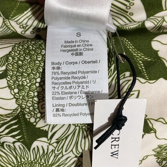 J. Crew High-rise cheeky bikini bottom in Liberty® Linear fabric. NWT. - Picture 6 of 8